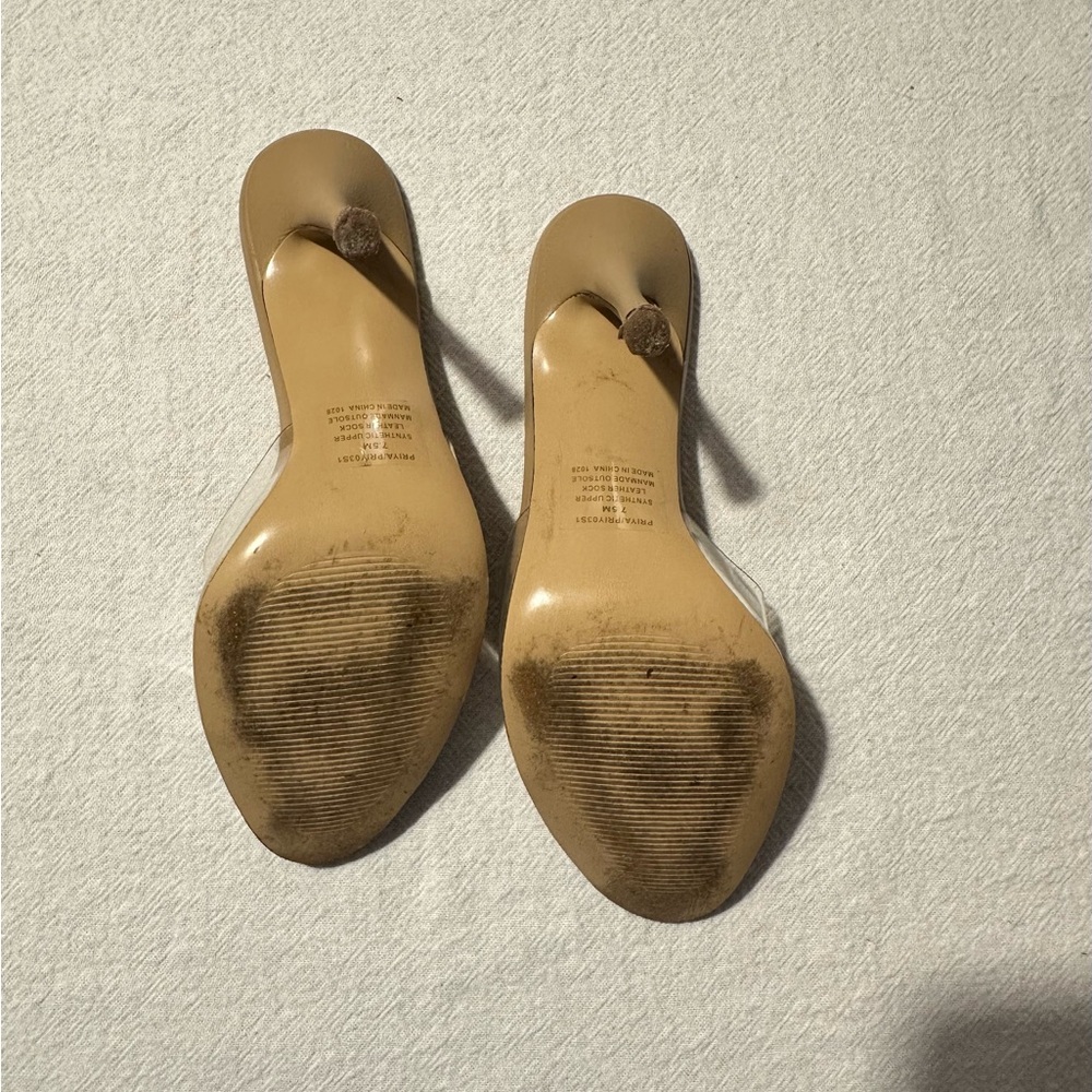 Steve Madden Transparent And Tan Heels - image 5